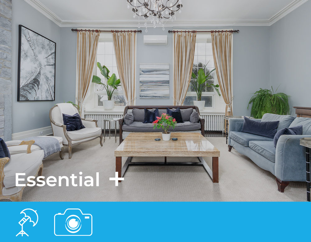 real estate photography Kingston - Show Kingston Essential package pricing graphic
