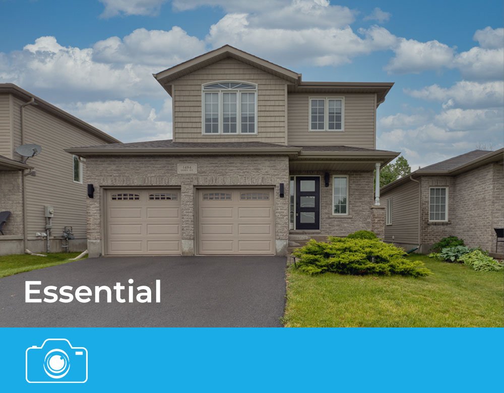 real estate photography Kingston - Show Kingston Essential package pricing graphic