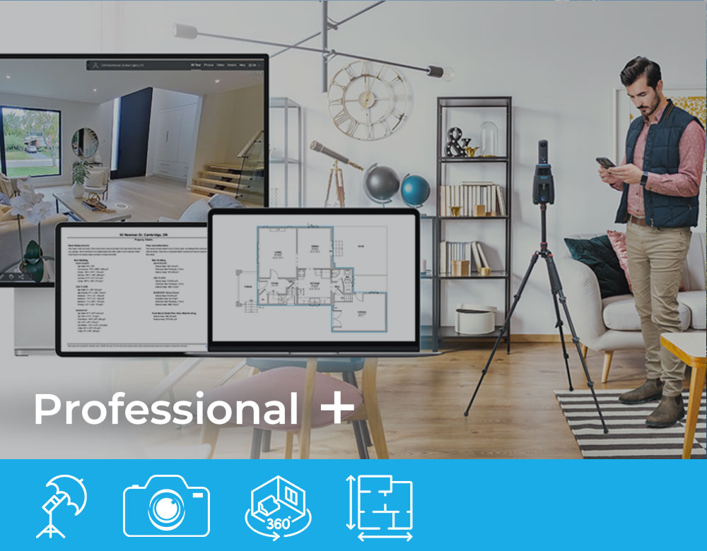 real estate photography Kingston - Show Kingston Professional package pricing graphic