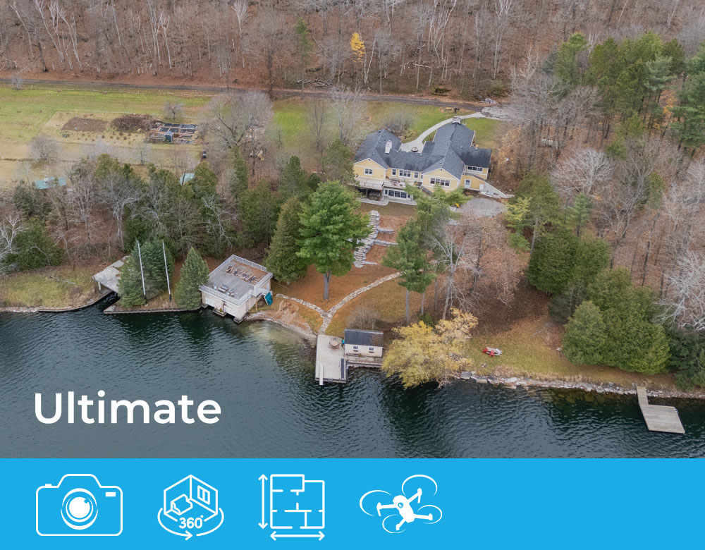 real estate photography Kingston - Show Kingston Ultimate package pricing graphic