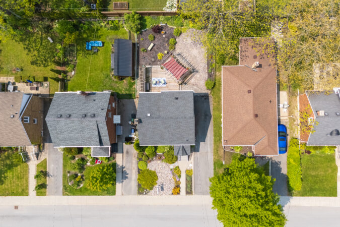 Aerial real estate drone photography example by Show Kingston – home in Kingston, Ontario