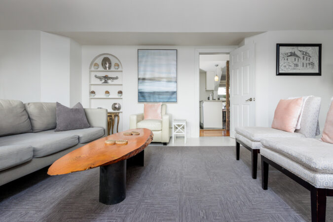 Interior real estate photography example by Show Kingston – sitting room, Inn near Kingston, Ontario